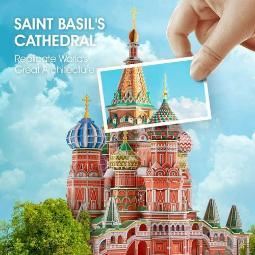 puzzle 3d led katedra św.basils na Arena.pl