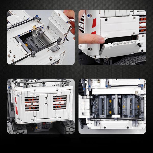 KLOCKI KOPARKA TECHNIC LIEBOHERR APLIKACJA 13130 MOULD KING EXCAVATOR zdjęcie 14