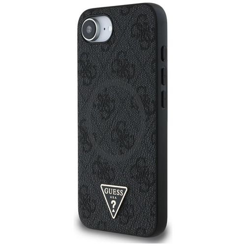 Guess 4G Ring Triangle Logo MagSafe - Etui do iPhone 16e (czarny) na Arena.pl