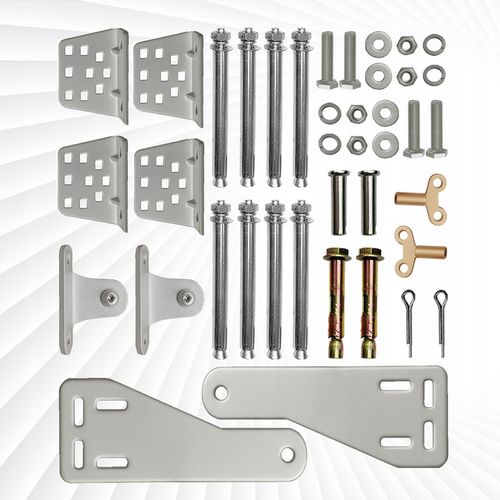 Napęd bramy dwuskrzydłowej WIFI ZESTAW 2x2m 400kg + 4 piloty + lampa LED na Arena.pl