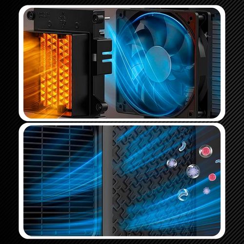 TERMOWENTYLATOR GRZEJNIK ELEKTRYCZNY FARELKA 1500W TIMER OSCYLACJA + na Arena.pl