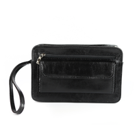 308-Saszetka męska - czarna KEMER