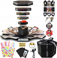 Exploding Box Handmade Surprise Gift Photo Box na urodziny prezent ślubny