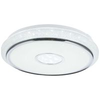 Plafon LAMPA sufitowa DANI 48389-40 Globo okrągła OPRAWA natynkowa LED 40W z efektem gwiazd biała