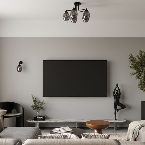 Żyrandol FILLAN 5 czarny na Arena.pl