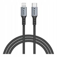 Kabel Verbatim USB-C(M) - Lightning 1,2m, 60W, czarny