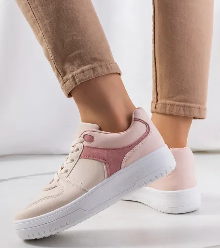 Beżowe sneakersy damskie Lins 41 na Arena.pl
