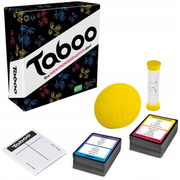 HASBRO Gra imprezowa Taboo gra niewypowiedzianych słów polska wersja F5254 zdjęcie 7