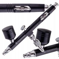 Aerograf Modelarski z Dyszą 0,3mm DOUBLE ACTION Do Malowania AB-140 BLACK