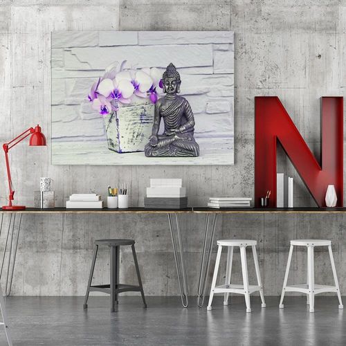 Deco Panel, Budda z kwiatkiem 60x40 na Arena.pl