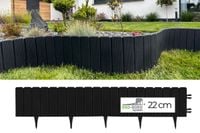 Ekopalisada Palisada ogrodowa 100 cm, wys. 22 cm Czarna