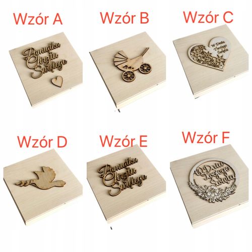 Pamiątka Chrztu Świętego pudełko na pieniądze na Arena.pl