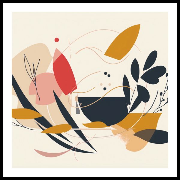 Plakat 80x80cm Porywista Flora zdjęcie 3