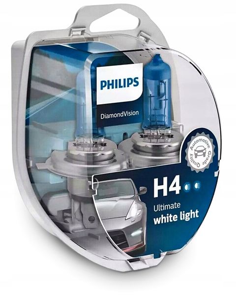 ŻARÓWKI PHILIPS H4 DIAMOND VISION 5000K zdjęcie 5