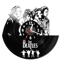 Zegar ścienny z płyty winylowej The Beatles 884.14