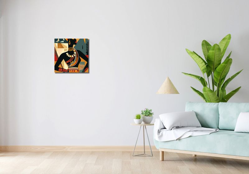 Obraz 40x40cm Afrykańska Mozaika zdjęcie 2