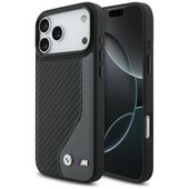 Etui BMW M Carbon Logo MagSafe do iPhone 17 Pro Max antracyt