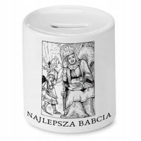 Skarbonka Dla Babci Najlepsza Babcia Prezent Z Nadrukiem Ze Zdjęciem