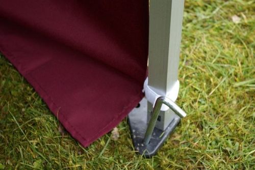 Pawilon ogrodowy rozkładany 3 x 6 m - bordowy na Arena.pl