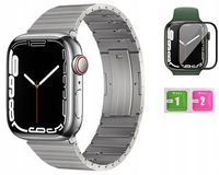 PASEK BRANSOLETA DO APPLE WATCH 7 45MM + SZKŁO