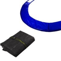 Osłona na sprężyny z siatką do trampoliny zewnętrzną 10FT 300/305/312 cm niebieska