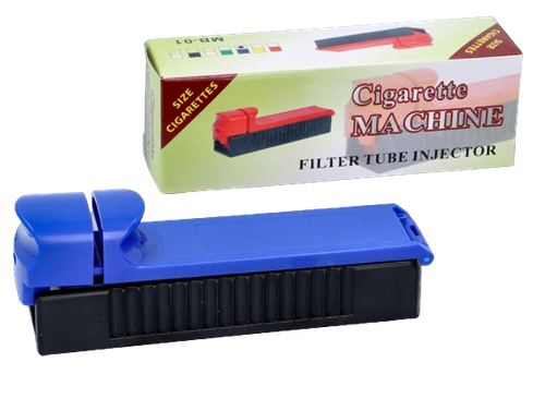 Niebieska Nabijarka do Papierosów Ręczna Maszynka w Jednolitym Kolorze na Arena.pl