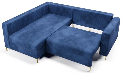 Kanapa Narożnik z Funkcją Spania i Pojemnik LOFT Mini Prince Beżowy Lewy na Arena.pl