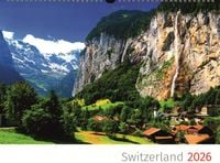 Kalendarz Szwajcarski 2026 - Alpy - wiszący