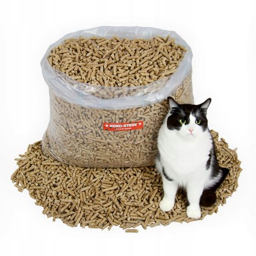 Żwirek pellet drewniany do kuwet kot świnka morska gryzonie EKONOMICZNY 50L na Arena.pl