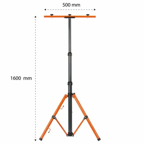 Halogen Naświetlacz LED 2x 50W PREMIUM + Statyw Budowlany + pokrowiec na Arena.pl