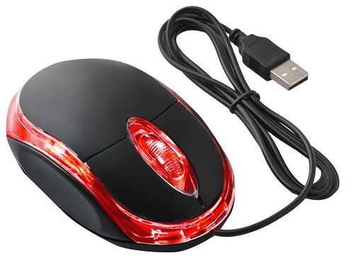 Mysz optyczna przewodowa USB myszka PC komp Basic na Arena.pl