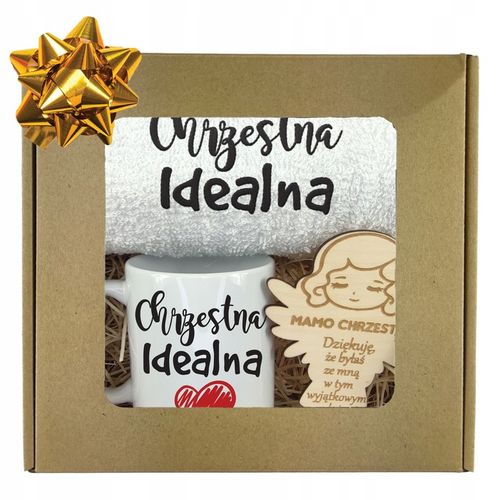 PREZENT PODZIĘKOWANIE DLA RODZICÓW CHRZESTNYCH KOMUNIA ŚWIĘTA CHRZEST na Arena.pl