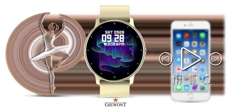 Smartwatch Giewont GW120-6 Ecru zdjęcie 13