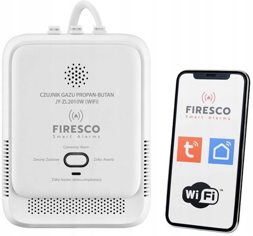 Czujnik gazu propan butan LPG z WiFi aplikacja Tuya na Arena.pl