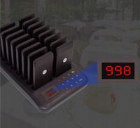 BEZPRZEWODOWY PRZYWOŁYWACZ KLIENTÓW PAGER RESTAURACJYJNY 500M TD157 16 szt