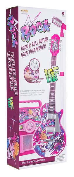 Zestaw Gitara + Wzmacniacz Różowy zdjęcie 1