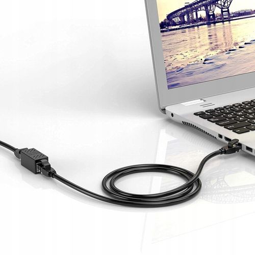Złączka przedłużka sieciowa złącze RJ45-RJ45 lan KAT.5/6/7 1000Mb/s 8szt na Arena.pl