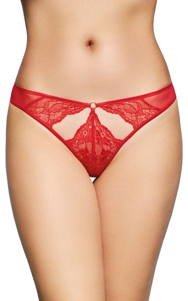 Czerwone Stringi Damskie SoftLine 2497 S/M zdjęcie 1
