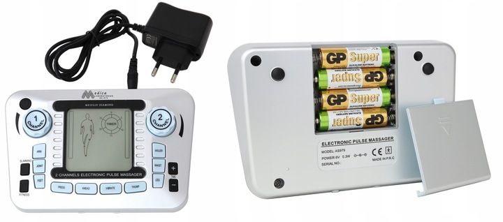 ELEKTROSTYMULATOR TENS EMS ELEKTRODY 3 RODZAJE+BAT zdjęcie 14