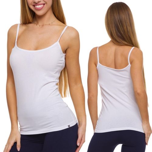 Podkoszulka damska bawełniana koszulka na wąskich ramiączkach MORAJ - M na Arena.pl