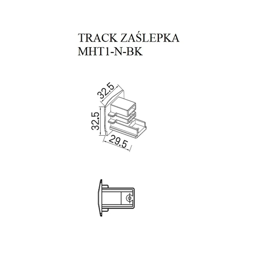 Adapter do lampy Mht1-Ad-Wh Maxlight szyna 3-fazowa biały na Arena.pl