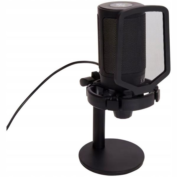 MIKROFON DO STREAMINGU ZE ŚWIATŁEM LED GAMINGOWY OBRACANY DO KOMPUTERA zdjęcie 3