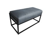 Ławka KAYA LOFT BL14 pufa podnóżek metal