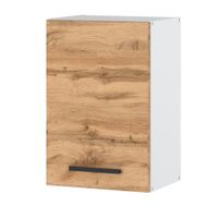 szafka kuchenna wisząca modułowa nowoczesna 40cm blande biała dąb wotan