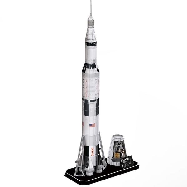 Cubic Fun Puzzle 3D Nasa Apollo Saturn V Rocket zdjęcie 3