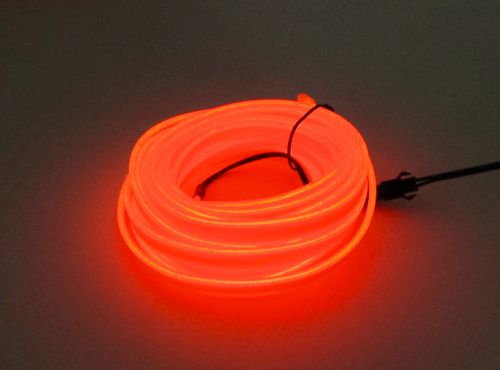 Światłowód EL WIRE Ambient Taśma LED 2m 12V Pomarańczowy na Arena.pl