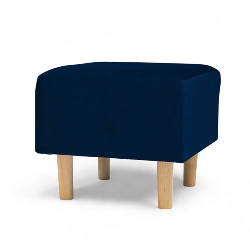 Granatowy Fotel Uszak + Podnóżek + Poduszka GRATIS na Arena.pl