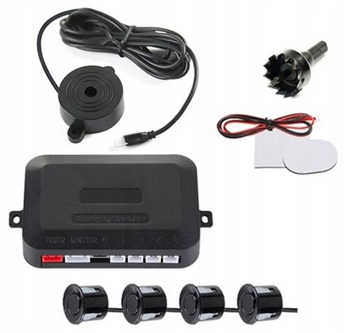 CZUJNIKI PARKOWANIA COFANIA BUZZER GŁOŚNIK PRZÓD TYŁ ZESTAW PDC 4x SENSOR na Arena.pl