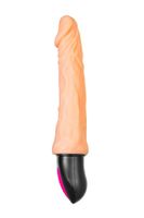 A-Toys  Realistic Vibrator With Heating, Tpe, 12 Modes, Bendable, Recharble