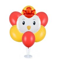 Zestaw balonów na stojaku Kurka